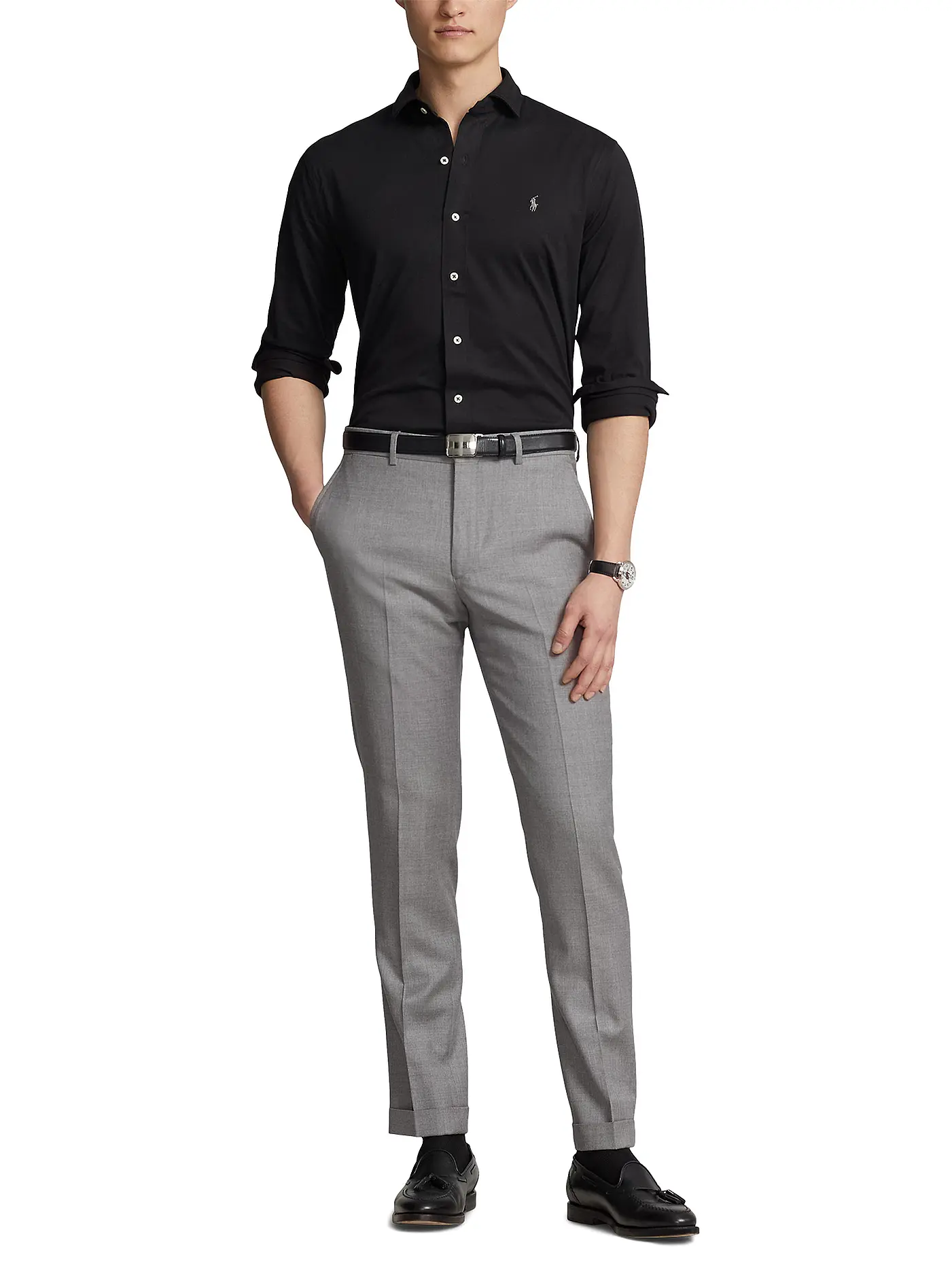 POLO RALPH LAUREN | Jerseyhemd | schwarz